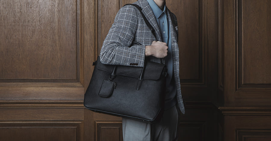 HERGOPOCH 2way レザートートバッグ ブラック ショルダー HERGOPOCH 最大37% 10/22限定 エルゴポック TC ソフトシュリンク