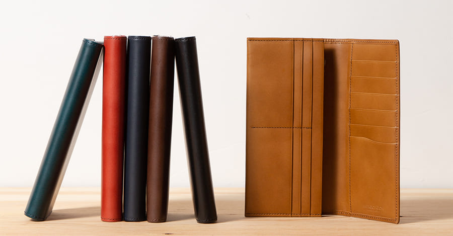 【未使用】HERGOPOCH 長財布 ラウンドファスナー 編み込み 黒 レザー ワキシングレザー ファスナー長財布 | 06N-SLG-R | エルゴポック