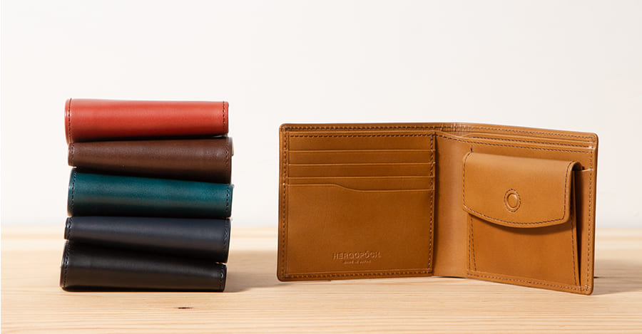 メンズ二つ折り財布